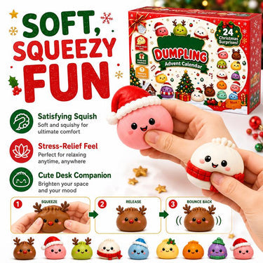Calendrier de l’Avent Squishy – 24 Surprises de Noël