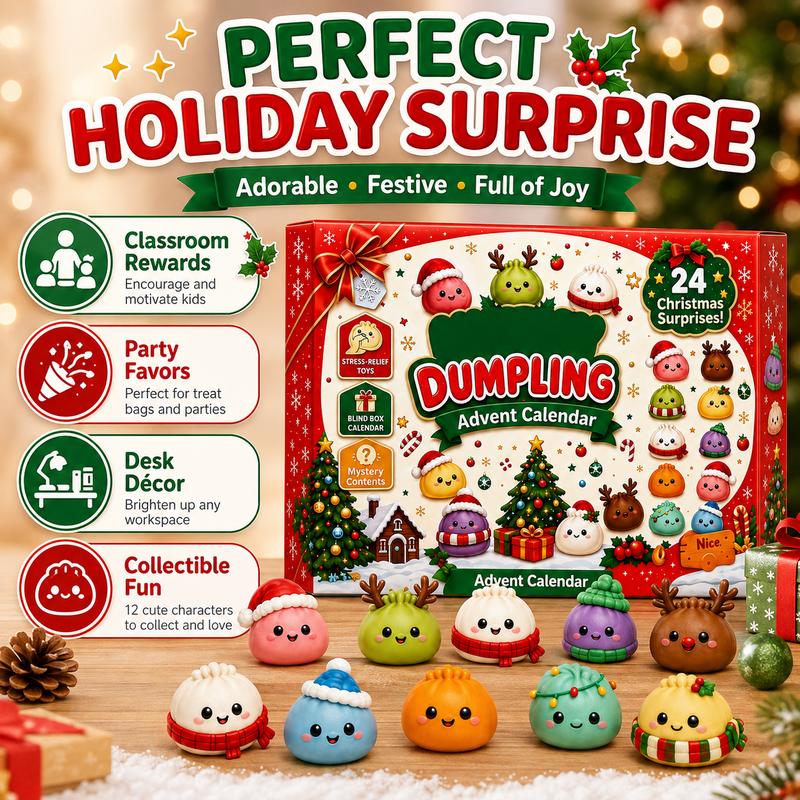 Calendrier de l’Avent Squishy – 24 Surprises de Noël