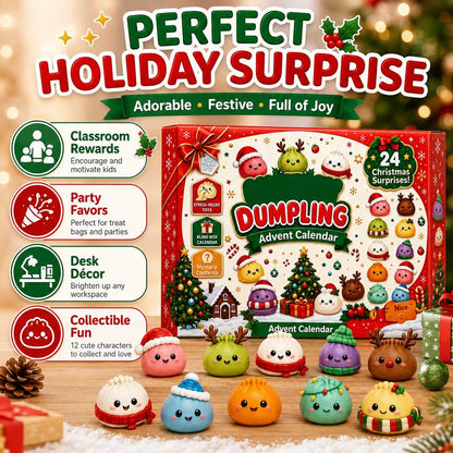 Calendrier de l’Avent Squishy – 24 Surprises de Noël